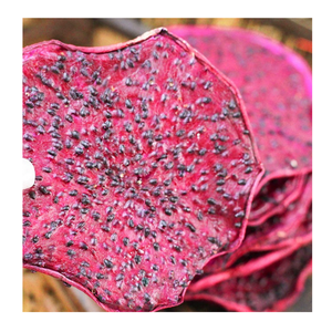 Dried dragon fruit chips used for tea preparation and sweet fruit snacks dried dragon fruit sliced in Vietnam - Product Image 1