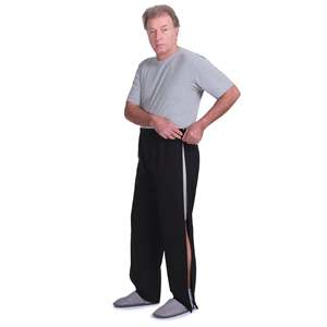 Pantalones de Rehabilitación Postoperatoria Morbidezza 9038 Grises con Cierre de Cremallera en Ambos Lados, Talla XS - Product Image 5