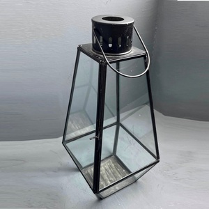 <b>Lantern</b> <b>candle</b> <b>lantern</b> decorative and unique design glass and metal - Product Image 6