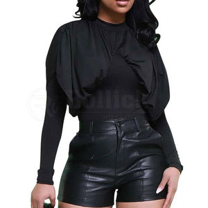 Pantalones Cortos de Cuero Vacuno Auténtico para Mujer, Estilo Moderno, Nuevo Diseño, Pantalones Cortos de Cuero para Chicas con Tela de Alta Calidad - Product Image 2