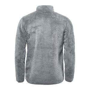 Performance <b>Men</b> Heavyweight <b>Sherpa</b> Fleece <b>Jacket</b> 450 GSM Bonded Polar Fleece Outdoor Coat with High Zip Collar <b>Men</b> <b>Jackets</b> - Product Image 2