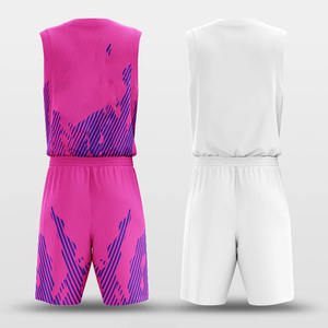 Baloncesto poliéster de alta calidad personalizado marca baloncesto uniformes camisetas impresas Reversible malla en blanco baloncesto Jersey - Product Image 6