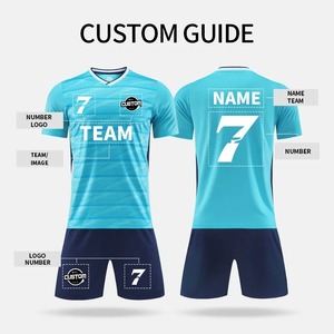 เสื้อฟุตบอลคุณภาพไทยโพลีเอสเตอร์เสื้อฟุตบอลฟุตซอลชุดฟุตบอลชุดฝึกซ้อม - Product Image 2