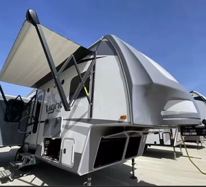 LISTO PARA ENVIAR: Remolque de Viaje Ligero, Impermeable, Moderno, Todoterreno, Tipo Lágrima, para Acampar, Mini Caravana - Product Image 1