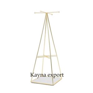 Soporte de joyería de alambre de acero inoxidable más vendido Soporte de metal de diseñador para colgar joyas en el precio de la sala de estar - Product Image 1