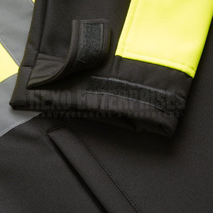 เสื้อแจ็กเก็ตความปลอดภัยสะท้อนแสงมองเห็นได้ชัดเจนในการก่อสร้าง - Product Image 5