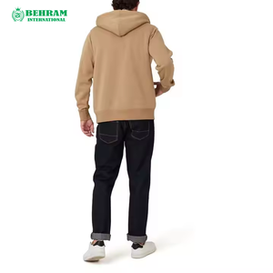 Sweat-shirts à fermeture éclair à coupe classique avec logo personnalisé (3D) |   100% coton molletonné/éponge française |   Sweat-shirts unisexes personnalisés avec broderie - Product Image 3