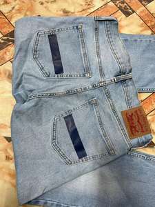 Jean droit pour hommes, élégant, qualité supérieure, respirant, écologique, bleu, extensible, taille moyenne, haute qualité Bangladesh - Product Image 6