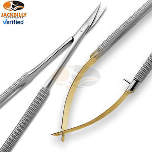 Premium Grade Microsurgical Instrument Kit Micro Forceps <b>Scissors</b> Set Corrosion Resistant Stainless Steel Manual MOL <b>Safety</b> - Product Image 6