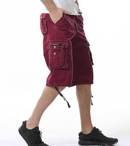 Pantalones Cortos de Camuflaje Informal para Hombre, Tela de Algodón de Corte Relajado con Impresión de Transferencia de Sublimación de Camuflaje para Exteriores con Múltiples Bolsillos - Product Image 5