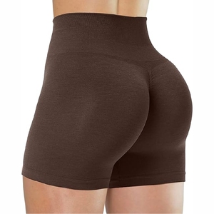 Nuevo 2025 Leggings de yoga sin costuras de calidad superior, sin costuras, pantalones cortos de cintura alta Pantalones cortos de yoga para mujer - Product Image 3