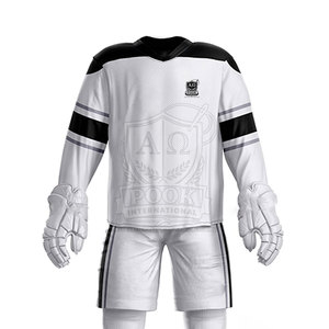 Tenue d'équipe de hockey sur glace, uniforme de haute qualité, respirant, couleur personnalisée, 100% polyester, en vente en ligne - Product Image 4