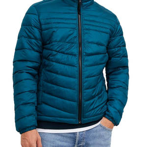 Veste matelassée légère de haute qualité pour hommes pour l'hiver Emballage personnalisé Tissu en toile chaud imperméable pour le visage Nouveau style décontracté - Product Image 2