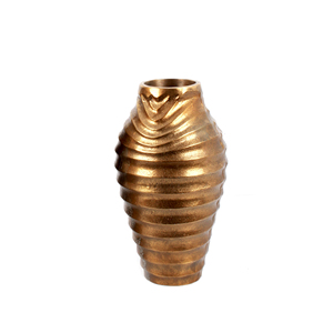 Antique Aluminium Casted Flower Vase With Bronze Antique Finishing Home & Table Decorative Accessories at Low Price Flower Vase - Product Image 5