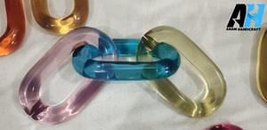 ห่วงโซ่อะคริลิคติดผนังที่ทันสมัยทำด้วยมือของตกแต่งบ้านเคลือบน่ารักแขวนได้ตามต้องการ - Product Image 3