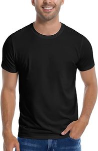 Camiseta básica 100% de algodón para hombre, cómoda ropa diaria con marca personalizada, ajuste Regular y manga corta, diseño informal al por mayor - Product Image 5