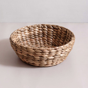 Cesta de Almacenamiento Tejida de Jacinto de Agua Natural, Precio Económico, Suministro de Fábrica - Product Image 5