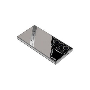 Pour Samsung Galaxy S24 Ultra, coque de protection en cuir artificiel gris titane de luxe, protection de l'appareil photo, 7 Plus 13 Pro - Product Image 5