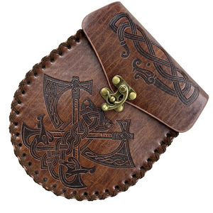 Sporran écossais en cuir fait à la main avec accessoire populaire de conception unique pour le logo personnalisé de kilt et de sac - Product Image 4