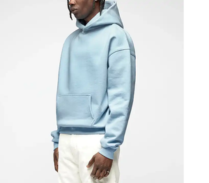 Hoodies personnalisés avec logo, en tissu éponge 500 g/m² de haute qualité, impression 3D en relief pour hommes - Product Image 5