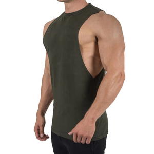 Vente en gros Gilet de sport en coton personnalisé pour garçons Débardeur tricoté de musculation respirant et confortable Débardeur grande taille - Product Image 5