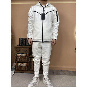 Ensemble survêtement homme personnalisé 2026, sweat-shirt oversize en coton épais et pantalon de jogging ample - Product Image 2