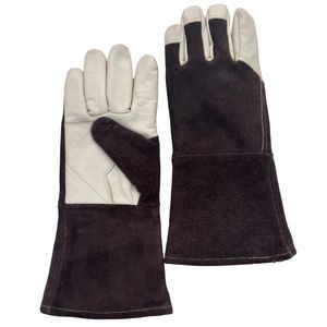 <b>Long</b>-Lasting Anti-Cut Goatskin Cowhide TIG Welding <b>Gloves</b> Heat Resistant Safety <b>Gloves</b> - Product Image 1