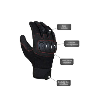 ถุงมือหนังยาวสำหรับแข่งมอเตอร์ไซค์ถุงมือเล่นกีฬาจักรยานดีไซน์ตามสั่ง - Product Image 5