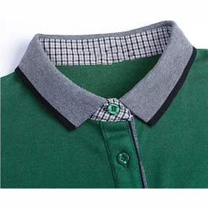 เสื้อผ้ากีฬา INDEX สำหรับผู้ชาย ทรงพอดีตัว ผ้าไม่เป็นขุย ระบายอากาศได้ดี แขนสั้น สีพื้น สไตล์ลำลอง สำหรับเสื้อเชิ้ต ผ้าโพลีเอสเตอร์/คอตตอน 180 กรัม ไซส์พลัส - Product Image 3