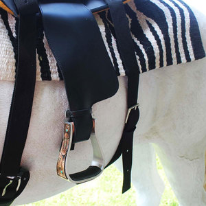 Estribos de Aluminio de 5 Pulgadas para Silla de Montar Occidental, Acabado en Cobre Antiguo, Grabado de Cactus, Estribos Ligeros para Montar a Caballo, Sillas de Montar Occidentales - Product Image 6