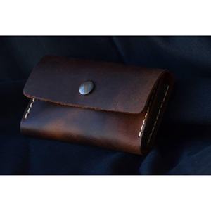 Tarjetero Delgado personalizado, regalo hecho a mano para él, billetera delgada de cuero, regalo de Navidad, regalo de Navidad, 2017 - Product Image 5