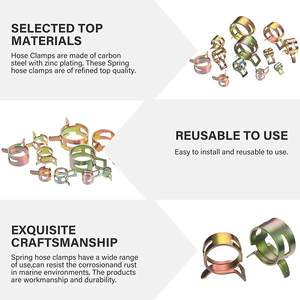 80 pz pinze per tubo forte a molla per tenere saldamente il tubo del carburante/Vauum/acqua - Product Image 3