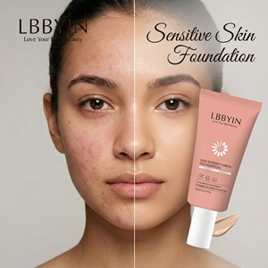 LBBYIN Fond de Teint Professionnel Peaux Sensibles, Base Liquide Réparatrice Douce, Hypoallergénique, <span class=keywords><strong>Recrutement</strong></span> Mondial d'Agents - Product Image 1