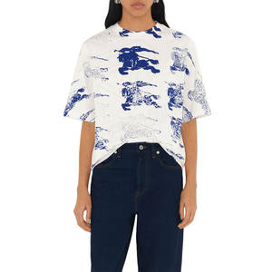 Camiseta de Manga Corta Personalizada de Alta Calidad para Mujer, Transpirable, Ecológica, de Corte Regular para Verano - Product Image 1