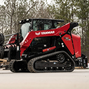 Venta caliente Yannmarr TL75VS Skid Steer Loader 4 Wheel Drive Euro5 Motor diésel Cargador de construcción compacto de alta eficiencia - Product Image 5