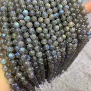 Cuentas de Labradorita Natural de Grado AAA de 10 mm, Cuentas Negras Lisas, Certificadas por Terceros, para Cuentas de Pulseras, Hilo de Cuentas Sueltas de 15.5 Pulgadas - Product Image 6