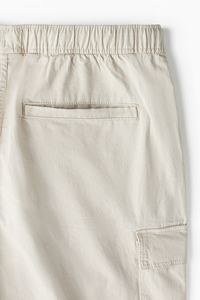 Relaxed Fit Cargo <b>Trousers</b> Cotton Twill High Quality Comfort Wear Pants <b>Elasticated</b> & Drawstring Waist @Wholesale Price for <b>Men</b> - Product Image 3