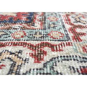 Tapis en laine noué à la main de grande taille, motif médaillon rouge et orange, pour salon, couloir rectangulaire - Pae-2330 - Product Image 3