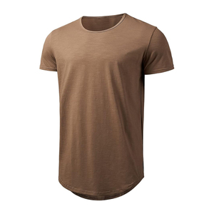 Camiseta holgada de palangre para hombre, camiseta de culturismo muscular para gimnasio de algodón 100% para hombre, camisetas Hipster de línea reflectante festoneado - Product Image 3