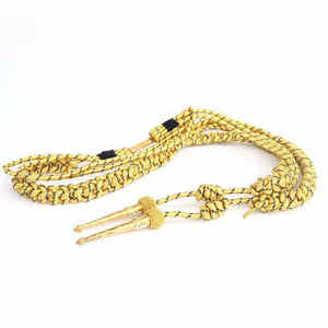 High Quality Custom Shoulder <b>Braided</b> Aiguillette <b>Cord</b> with Durable Material for Formal Wear Parade and Special Event Uniforms - Product Image 3