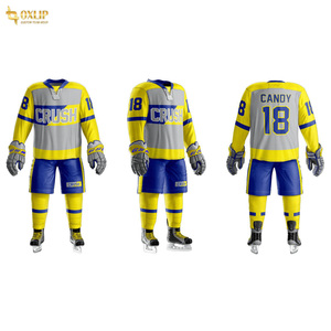 Uniforme de Hockey sobre Hielo Ligero Personalizado Unisex 2025, el Mejor Diseño, Venta al por Mayor, Impresión de Logotipo Personalizado para Adultos, 100% Poliéster - Product Image 6