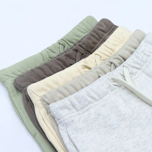 Shorts de jogging décontractés pour hommes, 100 % coton, taille élastique, confortables et de haute qualité - Product Image 2