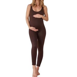 출산복 원피스 여성 운동 장난 꾸러기 피트니스 점프 수트 하이 핏 신축성 플레이 수트 - Product Image 1