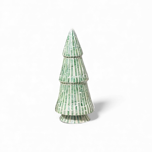 Ornement de sapin de Noël en nacre fait à la main pour la décoration de la maison de Noël, présentoir de table et cadeau de fête du Vietnam - Product Image 2