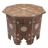 Table basse marocaine de conception standard Table d'appoint marocaine de coin de mariage et de maison décorative de qualité supérieure à bas prix