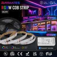 Bande LED COB Flexible Dimmable 24V RGBW 4-en-1 Haute Densité pour Décoration de Chambre et Armoires de Cuisine (Vente en Gros)