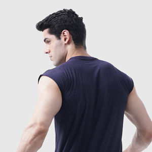 2025 camisetas sin mangas de compresión informales para hombres ropa cómoda al por mayor con logotipo personalizado nuevo diseño con su propio logotipo - Product Image 5