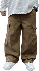 Pantalones Cargo de Mezclilla Azul Lavado para Hombre, Fabricación Personalizada de Jeans de Mezclilla, Pantalones Cargo Holgados con Bolsillos - Product Image 2