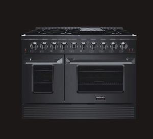 PRECIO DE FÁBRICA, Cocina Eléctrica Independiente Profesional de Acero Inoxidable de 48 Pulgadas con Horno, Certificada por SENG ETL, para el Hogar - Product Image 1