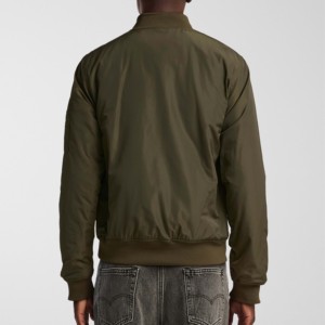 Meilleures ventes Veste d'hiver en satin pour homme Style baseball de rue haute avec col montant Logo personnalisable avant Nouvelle arrivée Design - Product Image 6